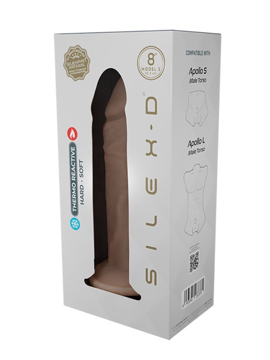 Gode Liquid Silicone Model 2 flesh 20cm - SilexD