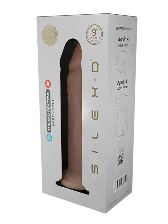 Gode Liquid Silicone Model 2 flesh 23cm - SilexD