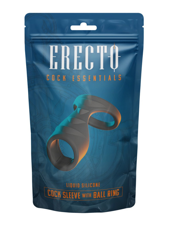 Gaine de Pénis et Ball Ring liquid silicone - Erecto