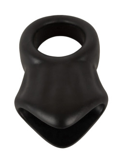 Cock Ring avec Ball Stretcher liquid silicone - Erecto 