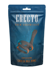 Cock & Ball Ring liquid silicone avec écarteur de périnée - Erecto