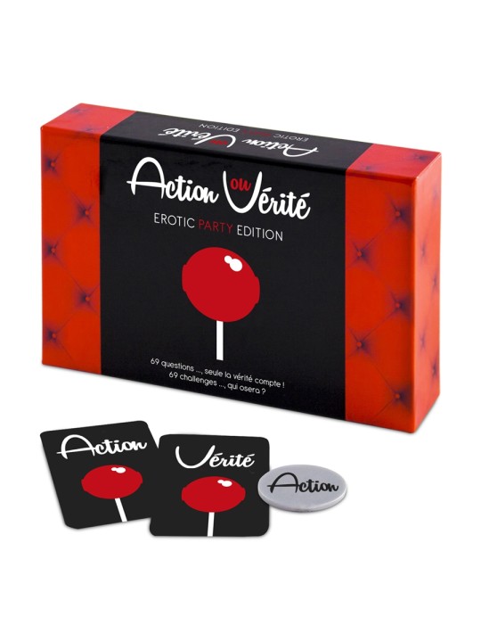 Jeu coquin Action ou Vérité Erotic Party Edition