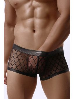 Boxer noir transparent