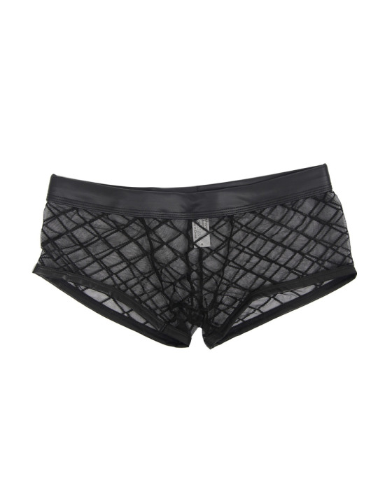Boxer noir transparent