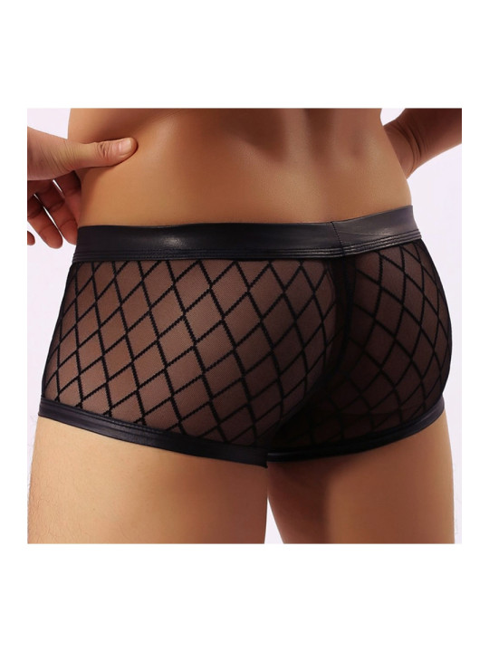 Boxer noir transparent