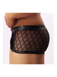Boxer noir transparent