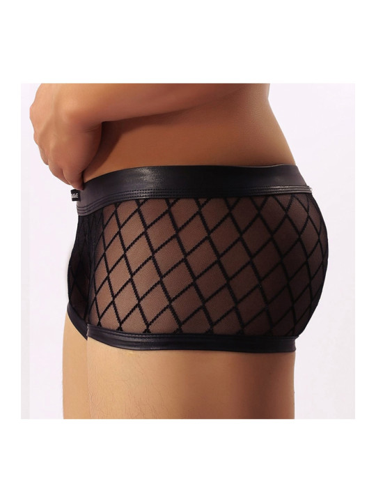 Boxer noir transparent