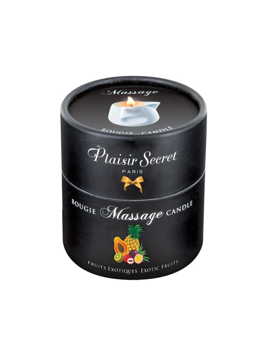 Bougie de massage gourmande fruits exotiques