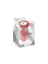 Plug bijou silicone rouge S - Hidden Eden
