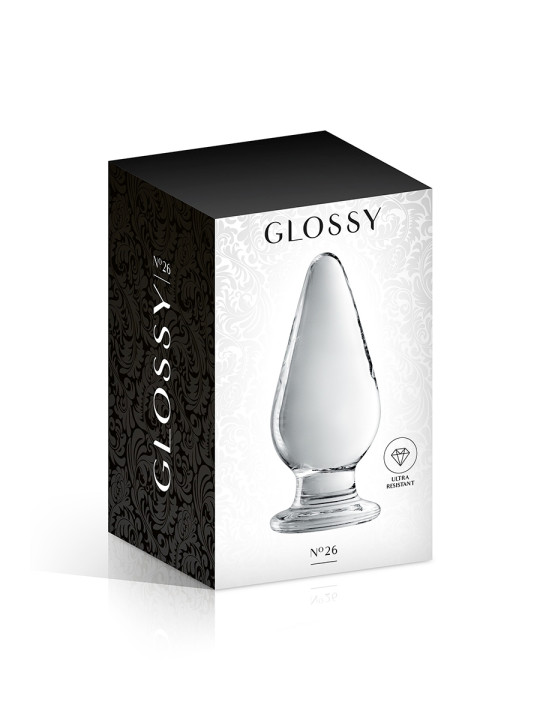 Plug anal verre Glossy Toys n° 26 Clear