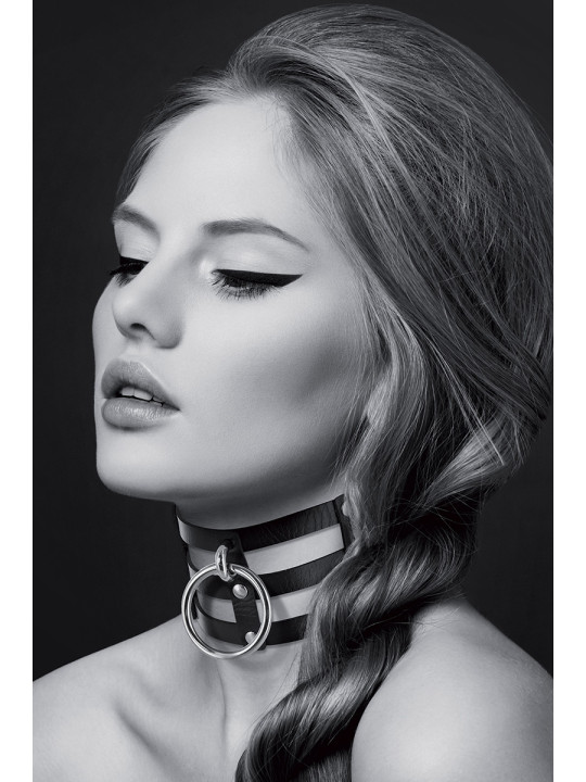 Collier Fetish large avec anneau - Bijoux pour Toi