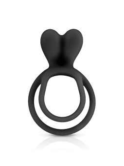 Double Cockring noir Glamy