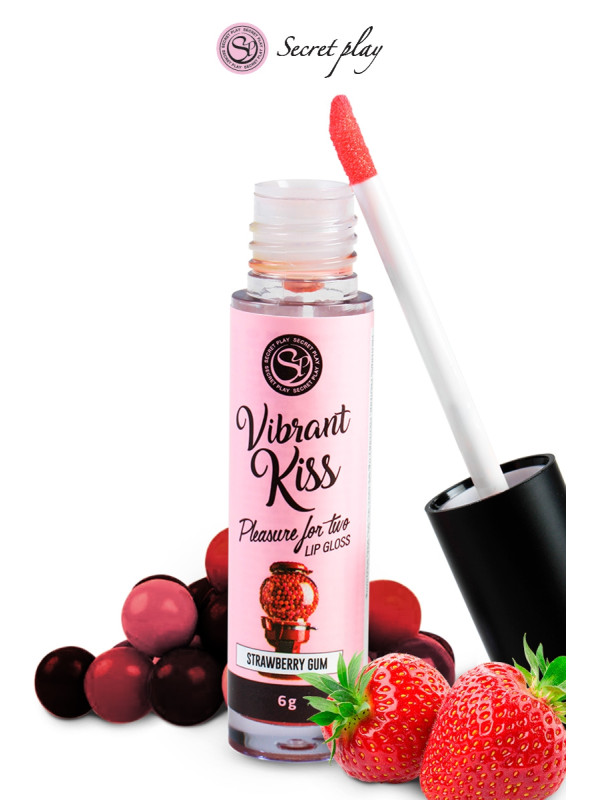 Brillant à lèvres stimulant - fraise bonbon