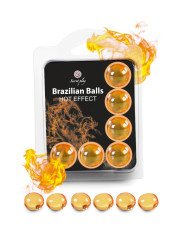 6 Brazilian Balls - effet chaleur