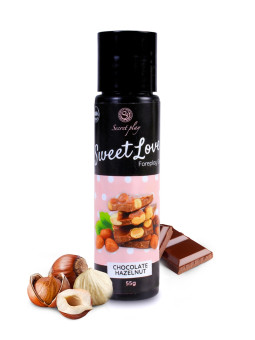Lubrifiant comestible chocolat-noisette - 60ml