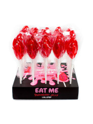 Présentoir de 40 sucettes vulve à la fraise