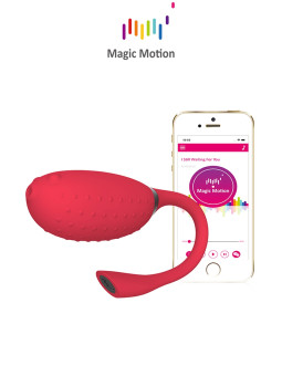 Oeuf vibrant connecté Magic Fugu rouge - Magic Motion