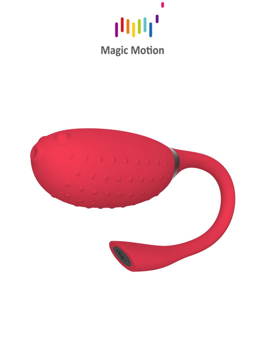 Oeuf vibrant connecté Magic Fugu rouge - Magic Motion