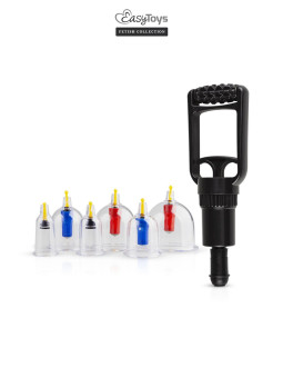 Coffret 6 ventouses Cupping Set - EasyToys Fetish Collection