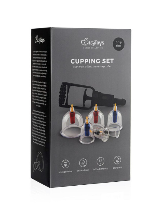 Coffret 6 ventouses Cupping Set - EasyToys Fetish Collection