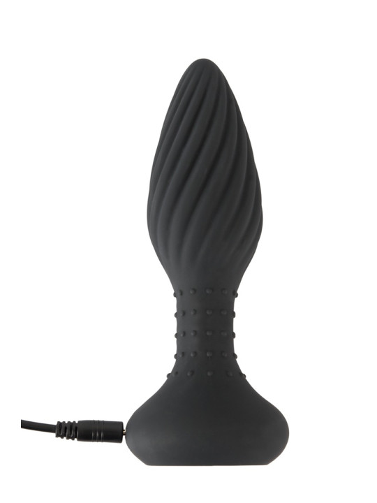 Plug anal vibrant et rotatif télécommandé - Anos