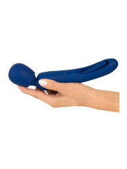 Vibro Wand réversible avec langue vibrante - Sweet Smile