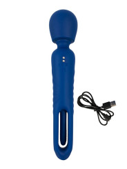 Vibro Wand réversible avec langue vibrante - Sweet Smile