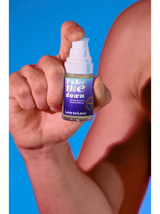 Gel stimulant pénis Pulse Me Down 30ml - Love To Love