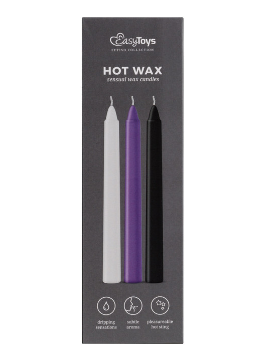 3 Bougies sensuelles Easytoys Fetish Collection
