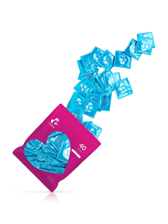 40 préservatifs Extra Fins - EasyGlide