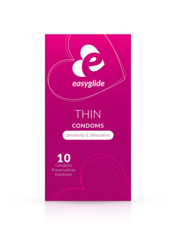 10 préservatifs Extra Fins - EasyGlide