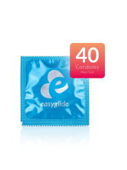 40 préservatifs Ribs and Dots - EasyGlide