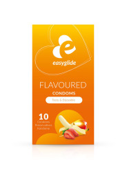 10 préservatifs parfumés - EasyGlide