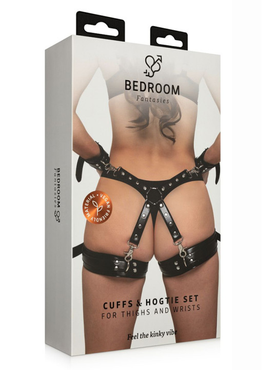 Ensemble menottes et croix hogtie - Bedroom Fantasies