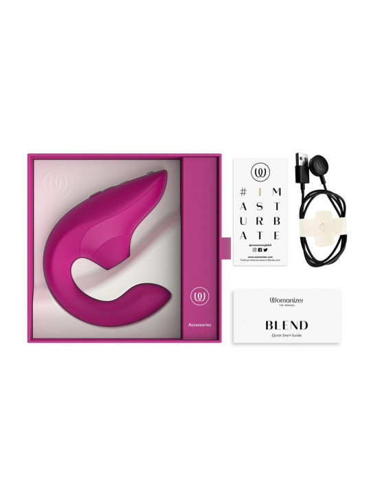 Double stimulateur Womanizer Blend Fuchsia