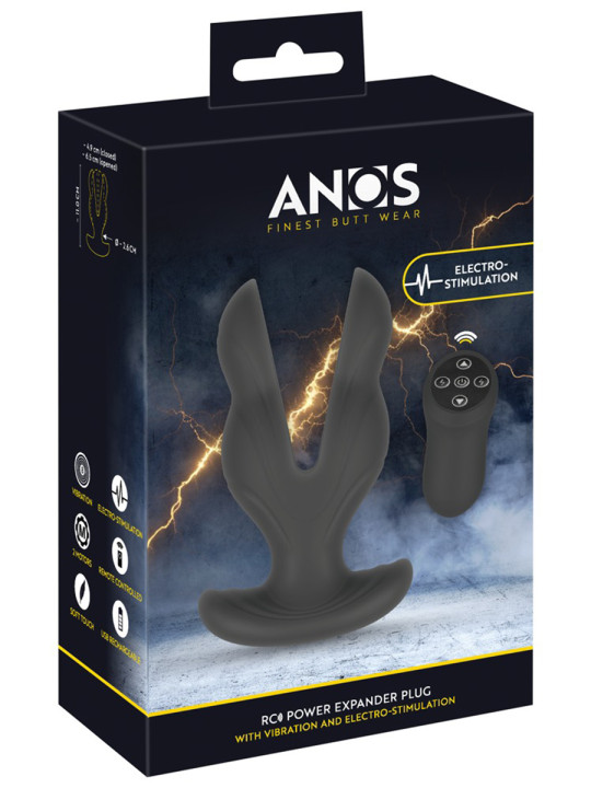 Plug anal  E-Stim RC Power Expander Plug - Anos