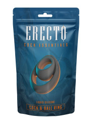 Double Cock & Ball Ring liquid silicone - Erecto