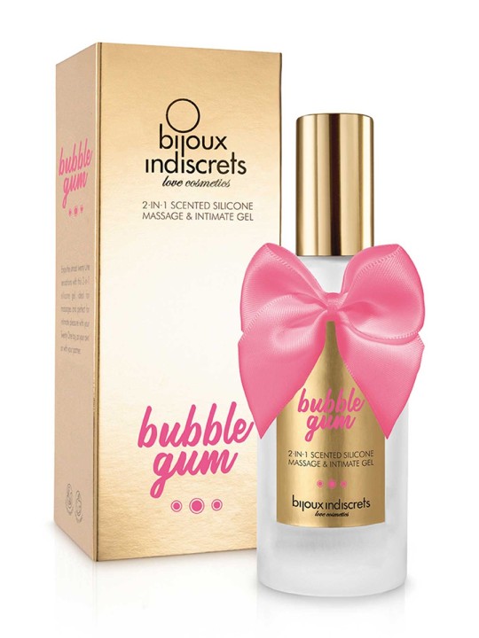Lubrifiant et massage Bubble Gum