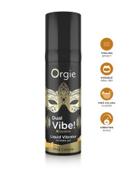 Gel d'excitation Dual Vibe Pina Colada Liquid Vibrator