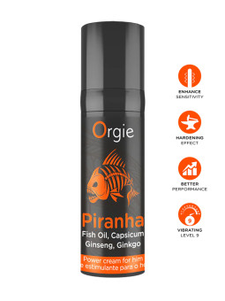 Crème stimulante Piranha Power Cream - Orgie