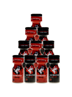 Pack 10 poppers Dominator 10ml