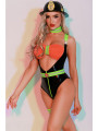 Déguisement de femme Pompier sexy 6 pièces - J Lingerie