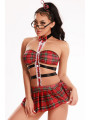Tenue étudiante sexy 4 pièces - J Lingerie