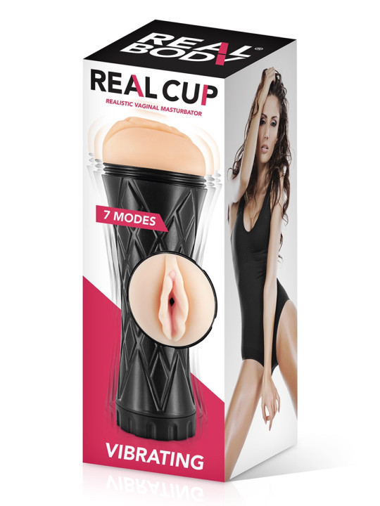 Masturbateur vibrant vagin réaliste - Real Body