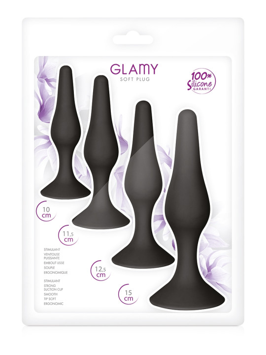 Coffret 4 soft plugs - Glamy