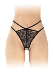 String ouvert Mylene - noir