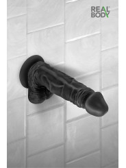 Gode réaliste 23 cm - Real Bruce Noir