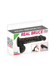 Gode réaliste 23 cm - Real Bruce Noir