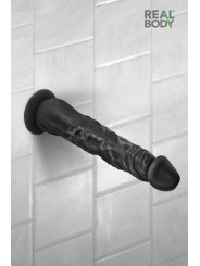 Gode réaliste 21 cm noir  - Real Justin