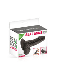 Gode réaliste noir 13 cm - Real Mike